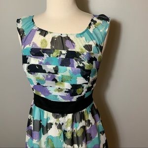 Max and Cleo floral garden party cocktail dress